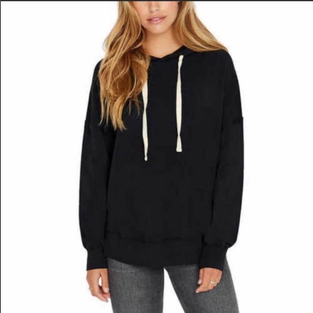 SUPER buttery SOFT basic black hoodie medium
